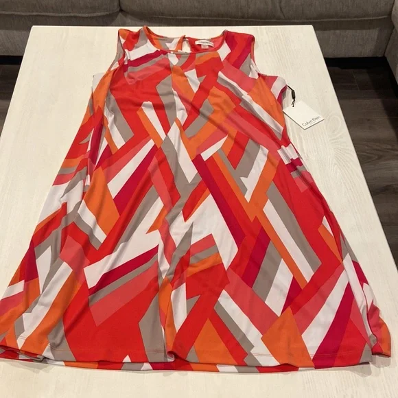 Calvin Klein Lightweight Summer Dress, NWT, Size 14 - Picture 3 of 6